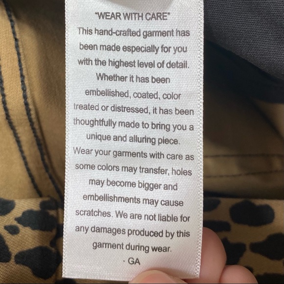 Good American Good Waist Leopard Print Skinny Jeans Ankle - Picture 10 of 10